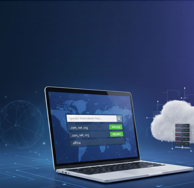 Domain registration and web hosting services in Lagos